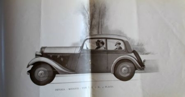 Imperia T.A. Adler Modelprogram 1937 Carbrochure (8697)